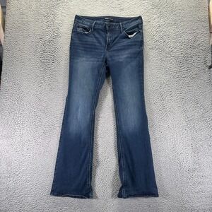 Simply Vera Vera Wang Jeans Womens 8 Blue Cotton Denim Bootcut Faded Stretch